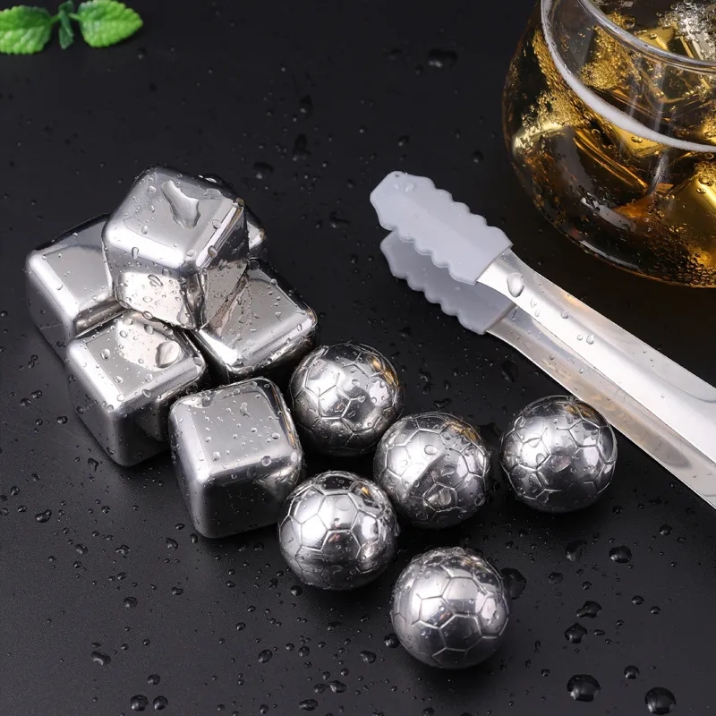Cooling Stones Stainless Steel Metal Ice Cube 3