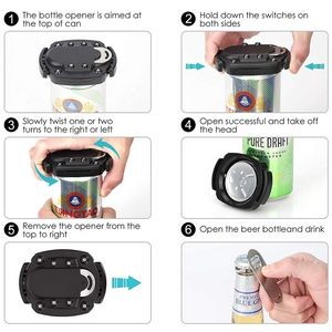 Versatile 2 In 1 Can And Bottle Opener With Smooth Edge Design 16