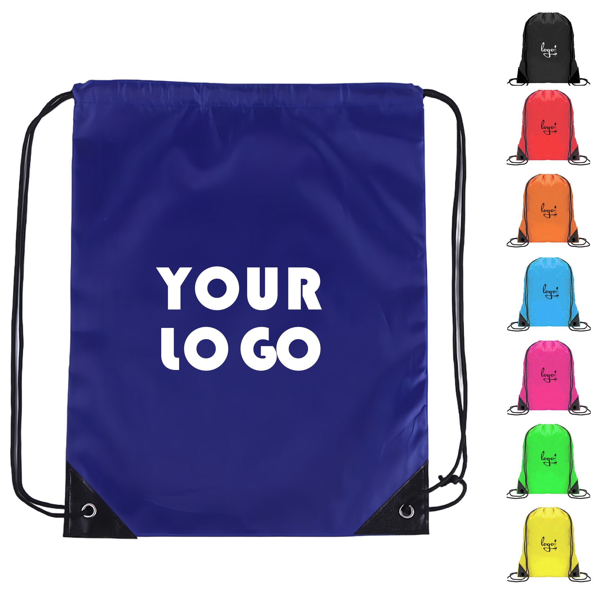 Spacious Durable Drawstring Backpack  MOQ50 1