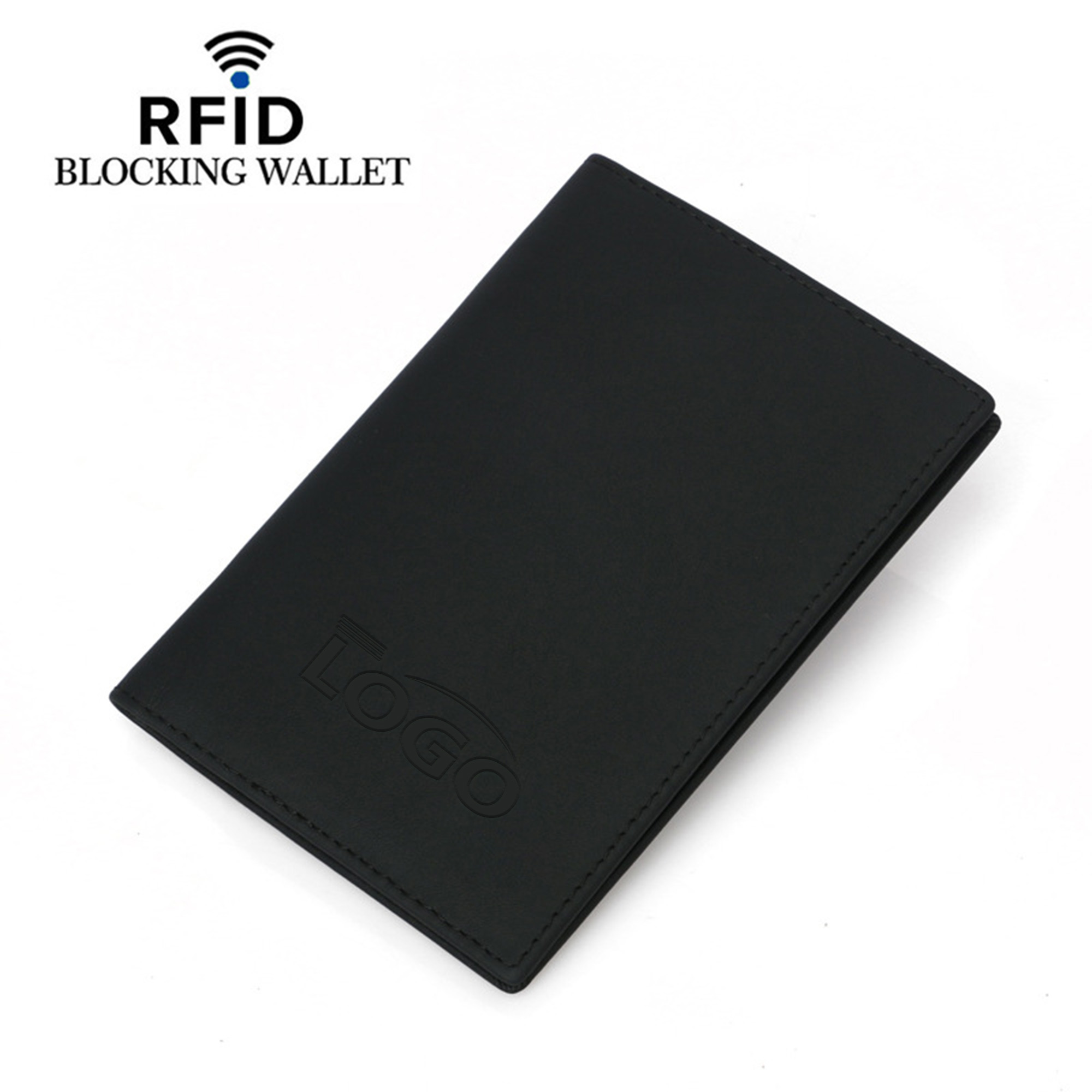 RFID-Blocking Leather Passport Wallet 7