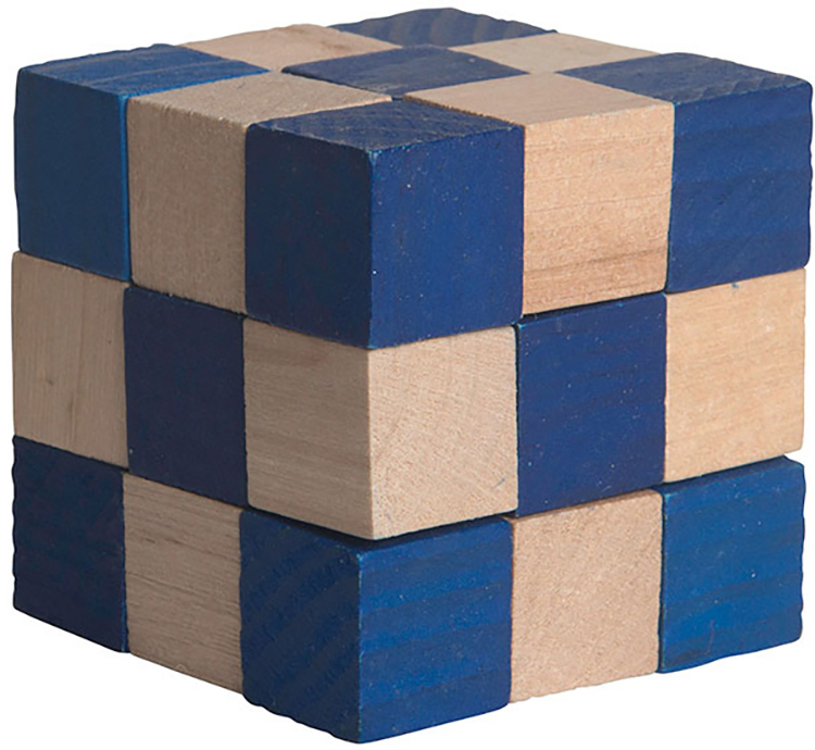 Wood Cube Puzzle 3