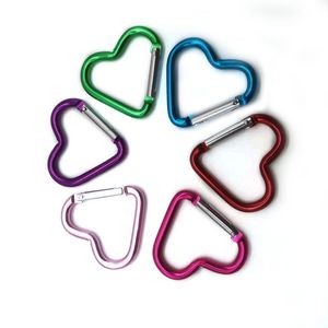Heart-Shaped Aluminum Carabiners For Outdoor Adventures 15