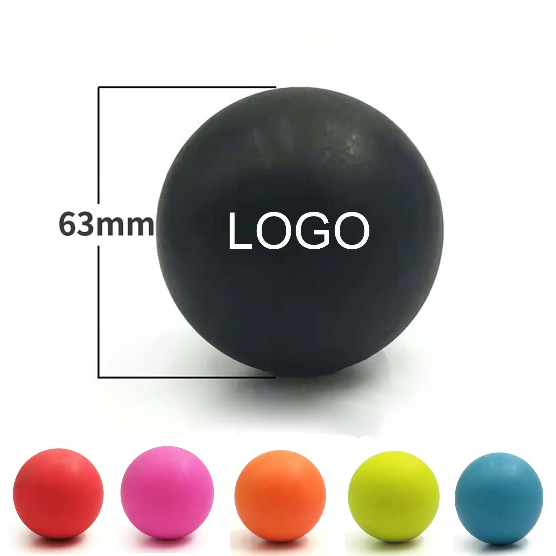 2.5'' Silicone Street Hockey Ball 5