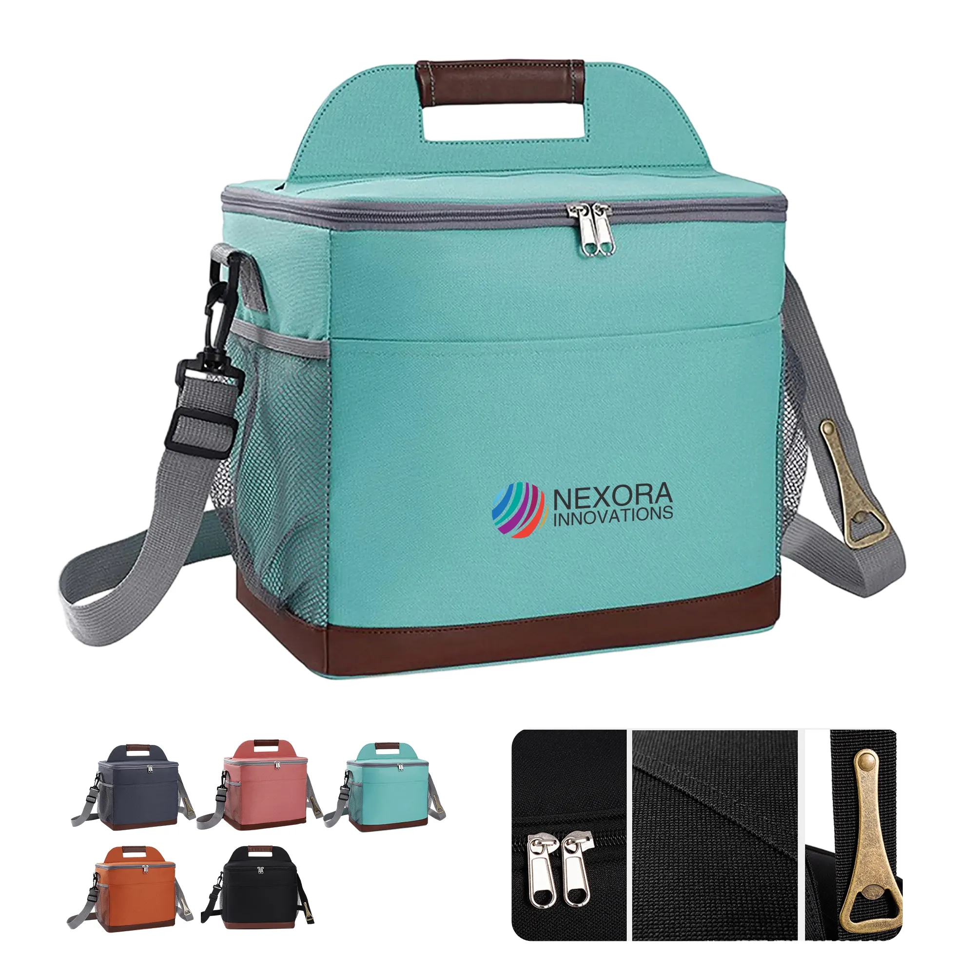 Oxford Cloth Cooler with Reinforced Leakproof Structure 8
