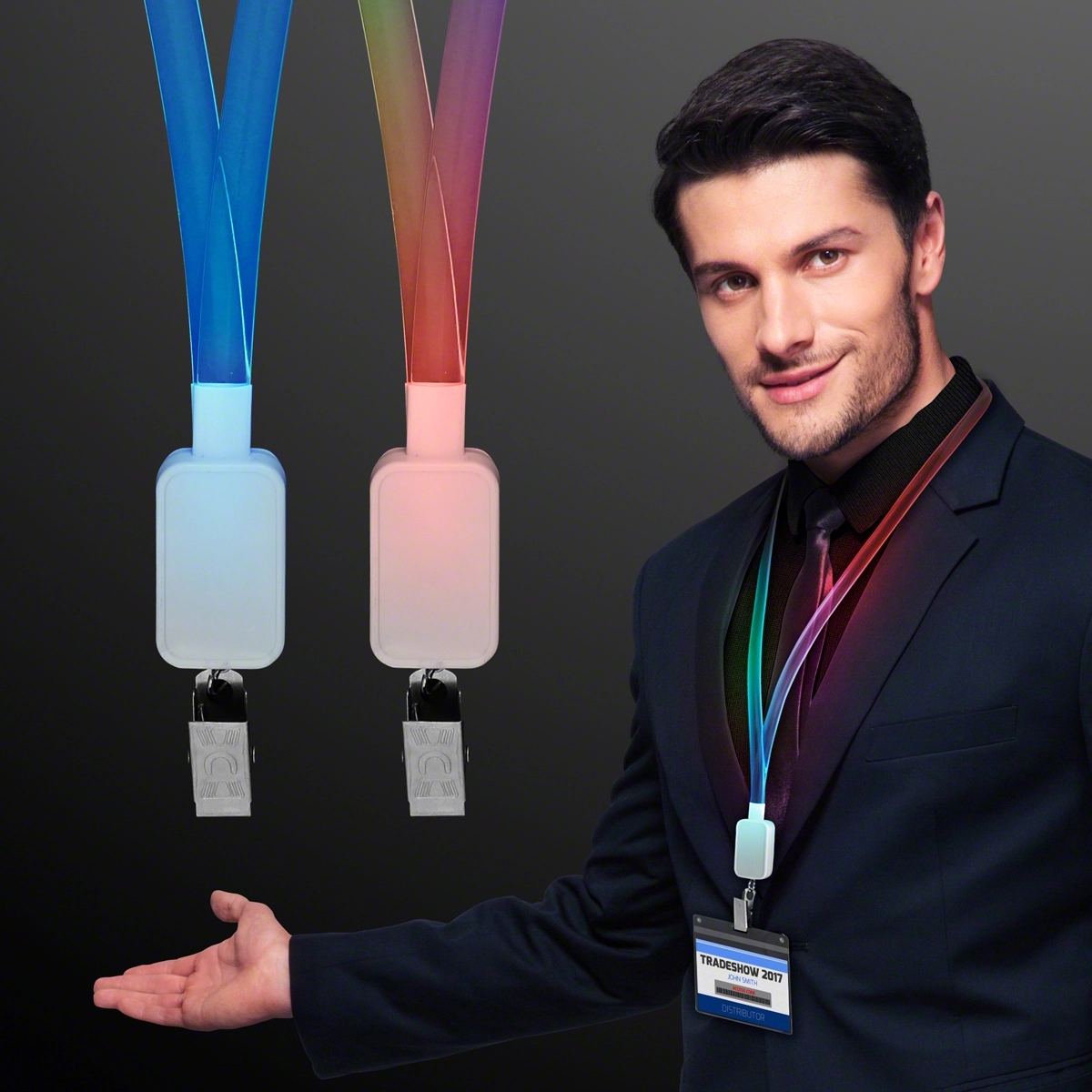 Supernova Light Lanyards, LED Badge Holders 10