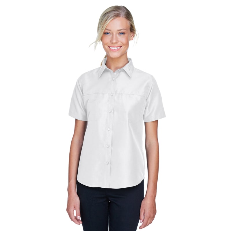 Harriton Ladies' Key West Short-Sleeve Performance Staff Shirt 6