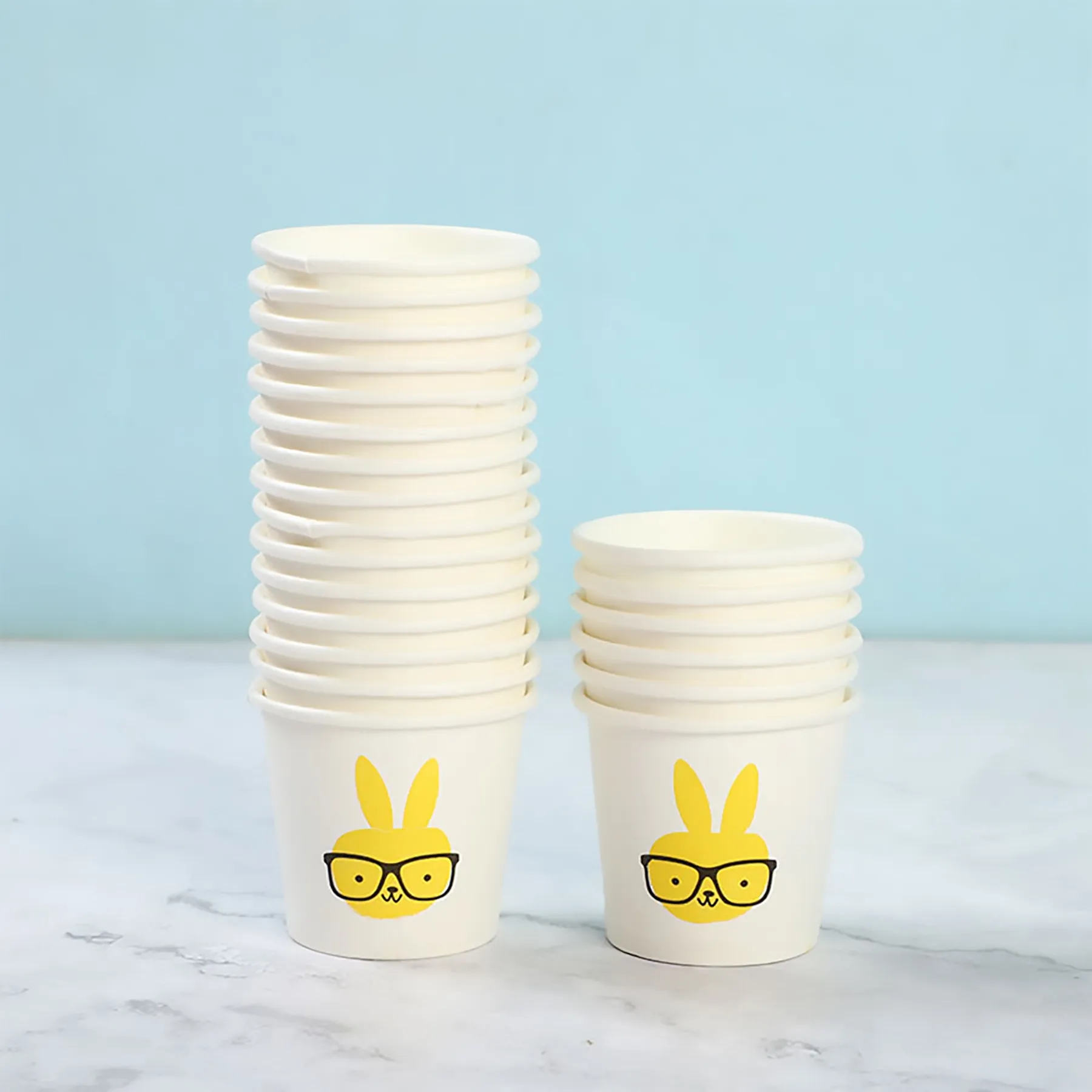 Paper 50 Disposable 30ml Shopping Mall Tasting Cups 4