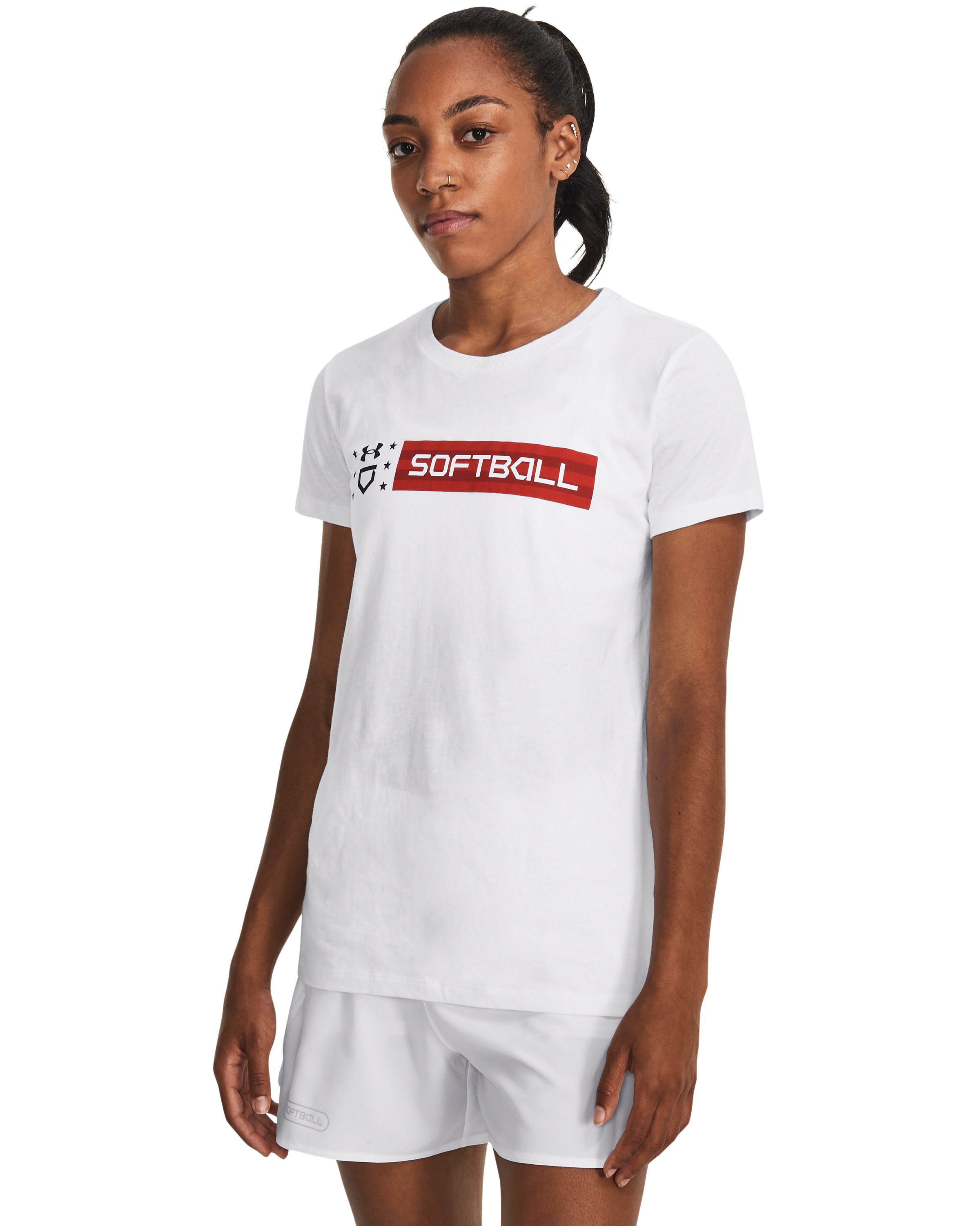 UA Freedom Wordmark Women's Short Sleeve 3