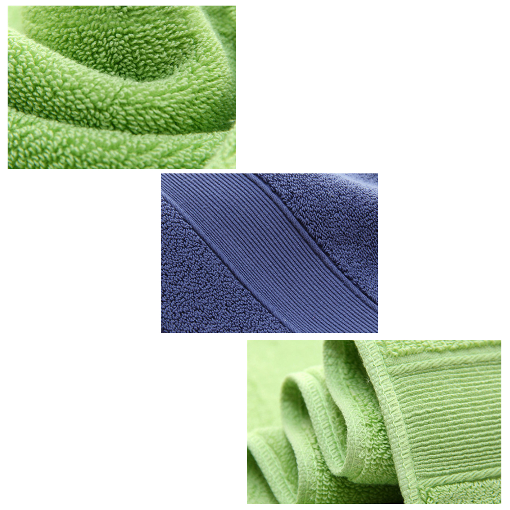6 Piece Soft And Plush Cotton Bath Towel Set 6