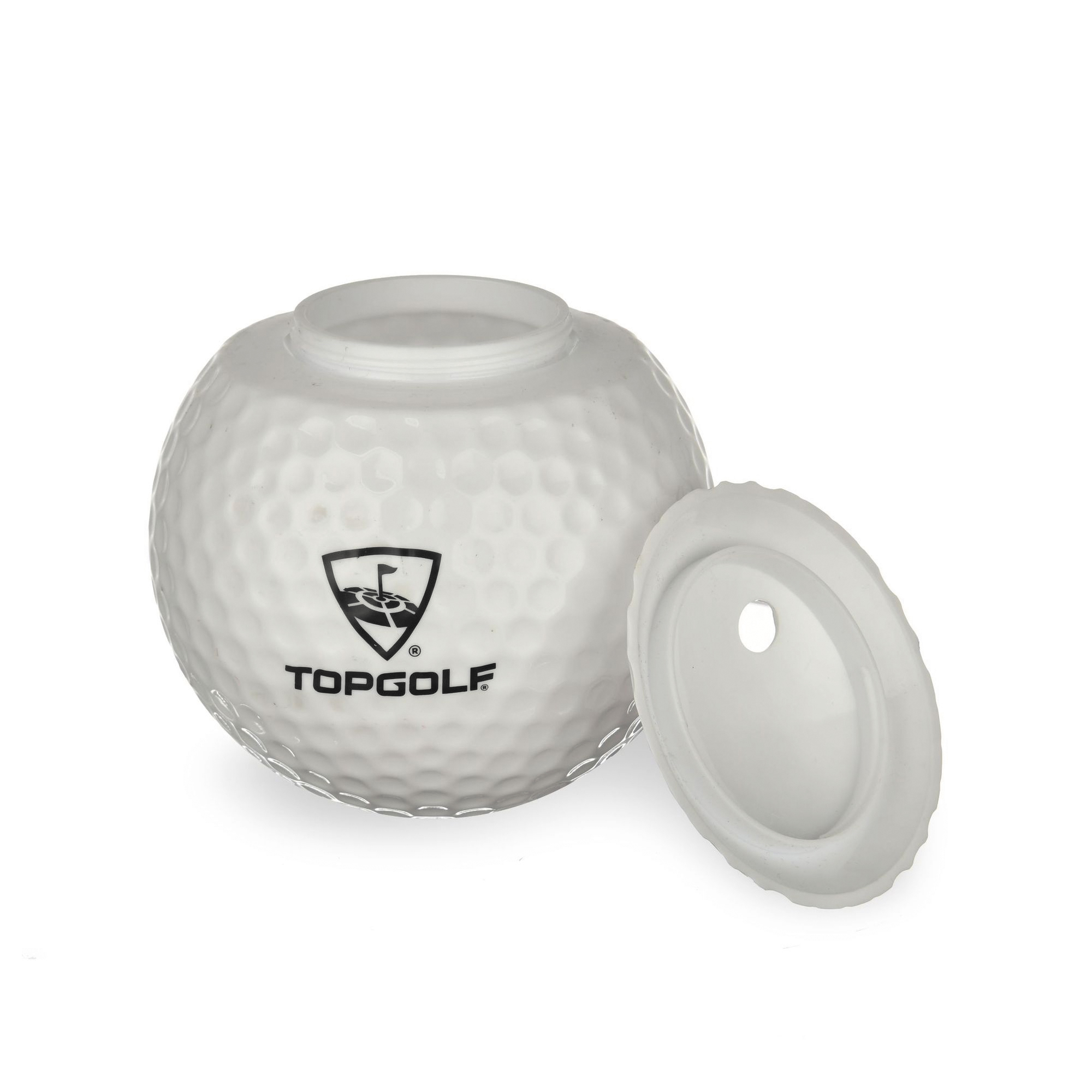 Golf Shaped Plastic Glitter Disco Ball Cup Spherical 2