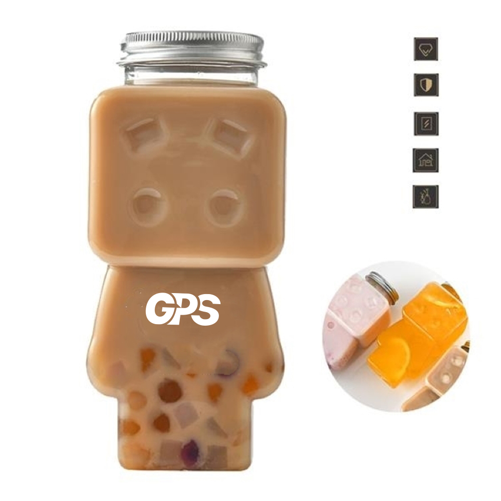 12oz Empty Plastic Juice Bottles with Caps