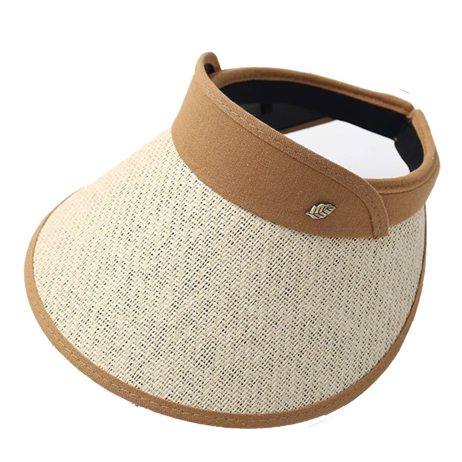 Jute Large brim shade straw hat 2