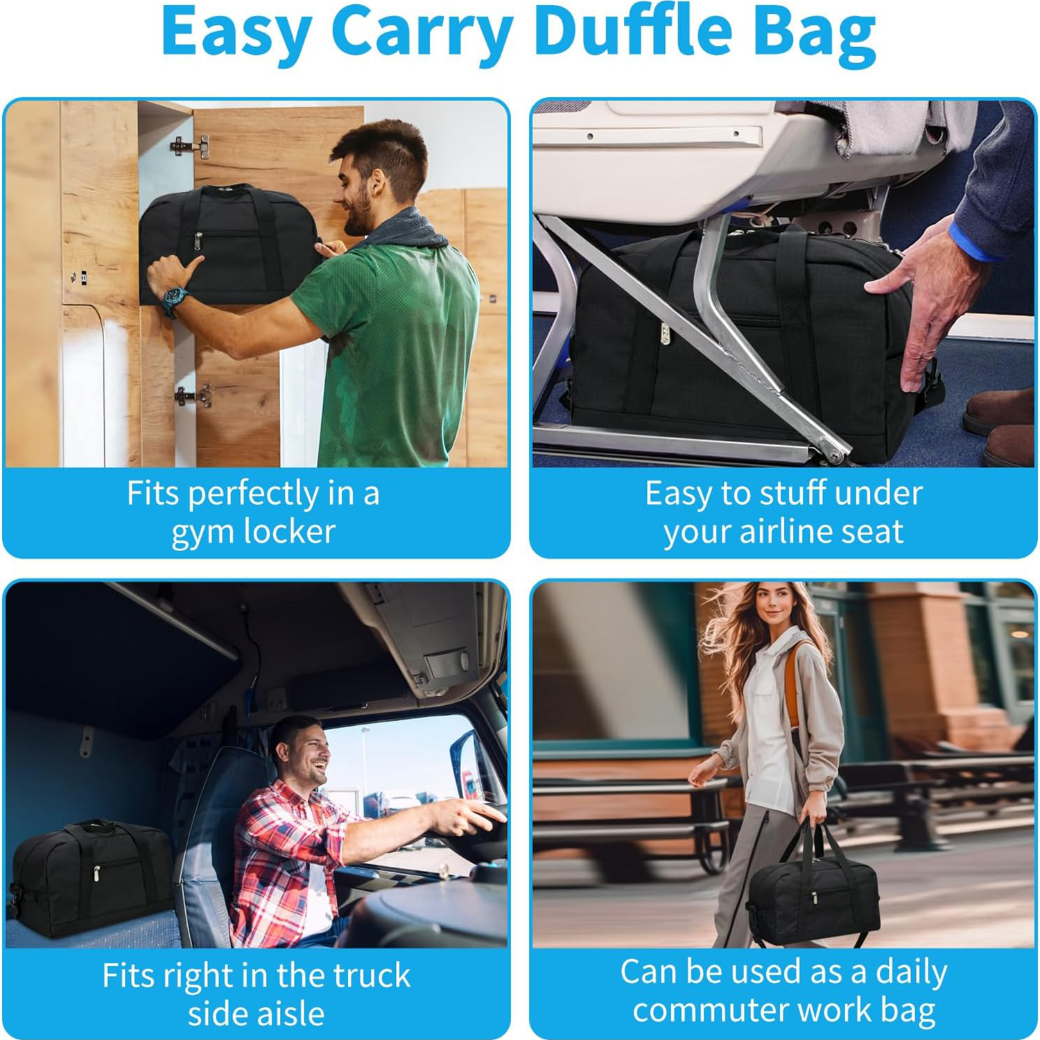 Small Polyester Duffel Style Bag 4