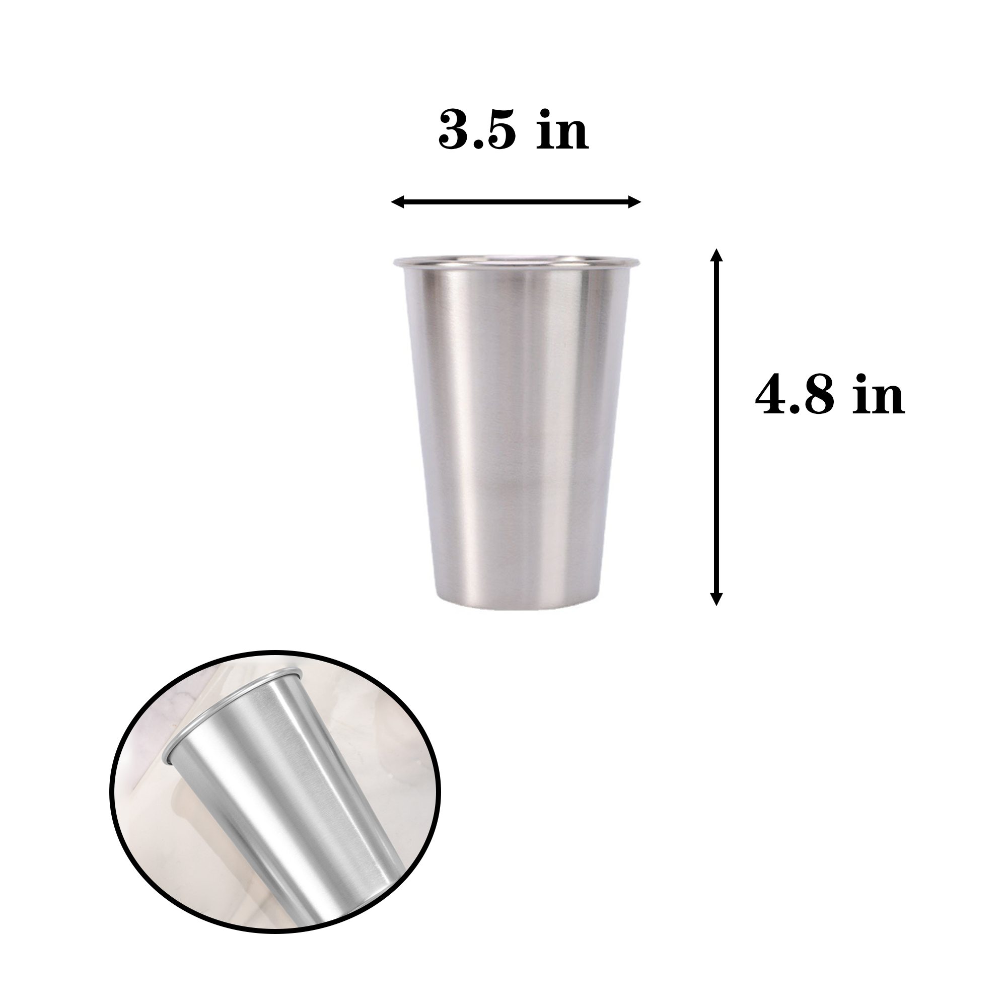 16 oz Large Capacity Stainless Steel Cup 2