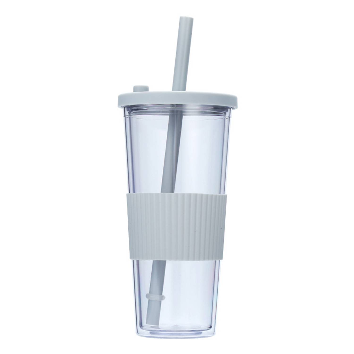 24oz Plastic Cup with Straw 15
