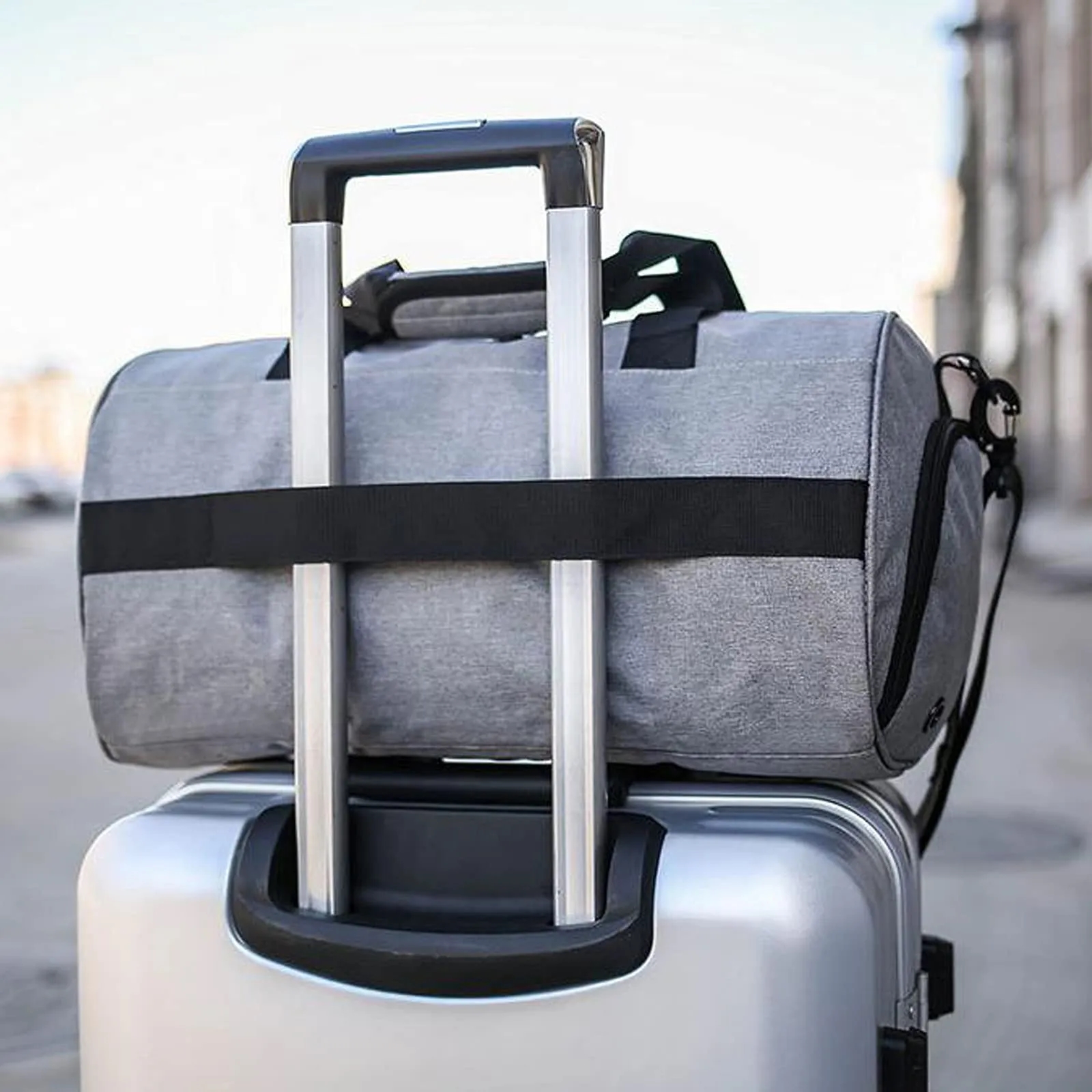 Duffle Bag with Wet Pocket and Shoe Compartment 3