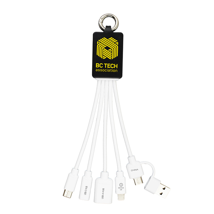 "FUSION" Charging Cable With 2 Port USB Hub 20