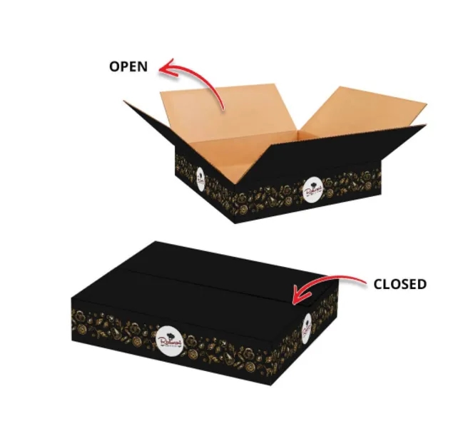 Flat Boxes - White (Printed) 1