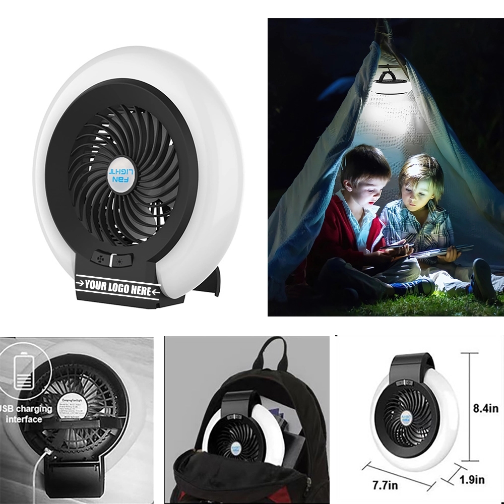 Camping Fan With Night Light 2