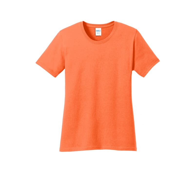 Port & Company Women's Core Cotton Tee. 46