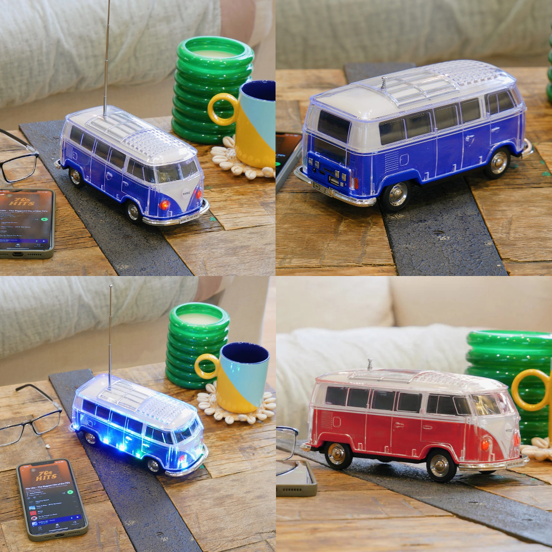 SonicWave Drive Bus-Shaped Bluetooth Speaker 11