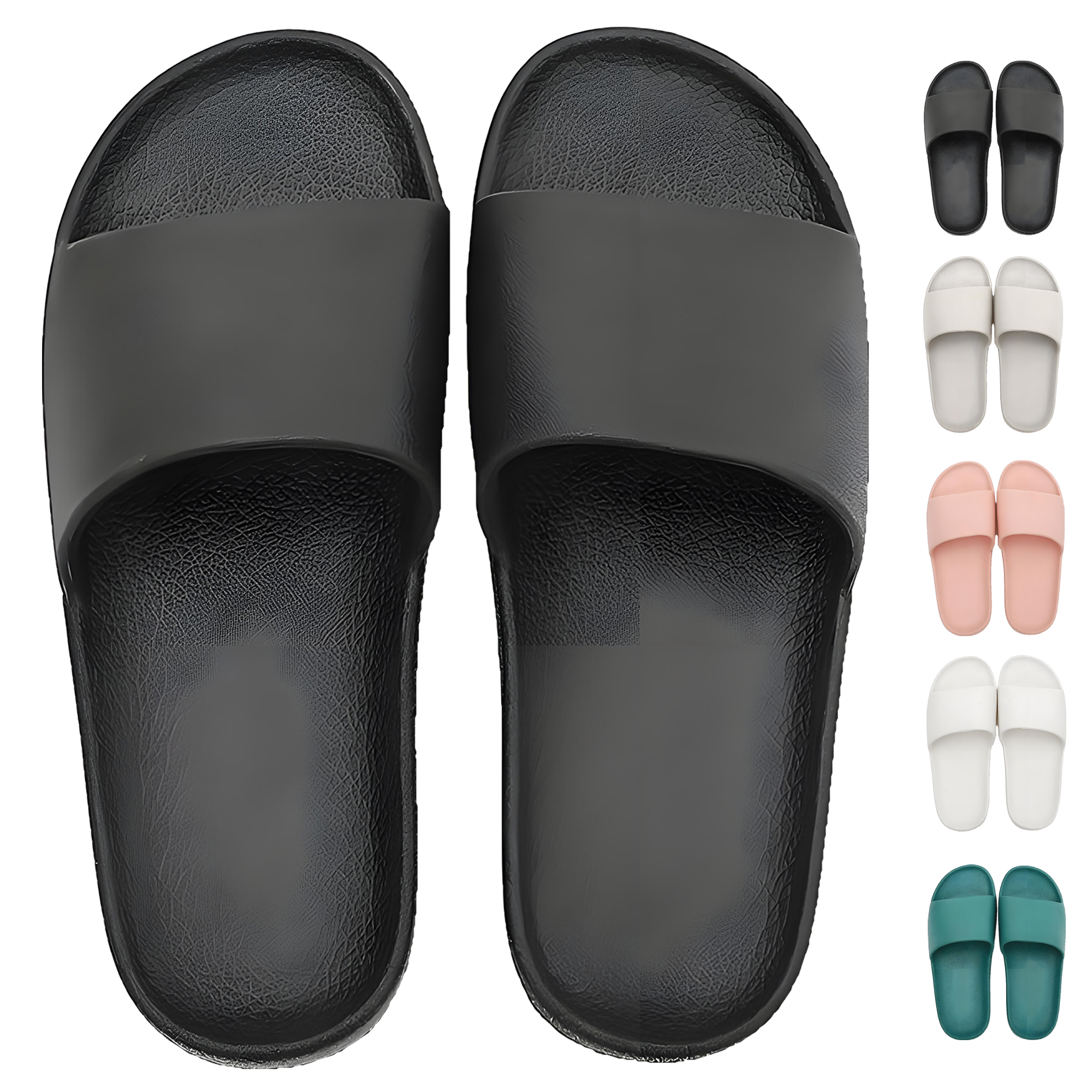 Non-Slip Slide Sandals - Lightweight EVA Shower Sandals, custom branded apparel with logo imprint 2
