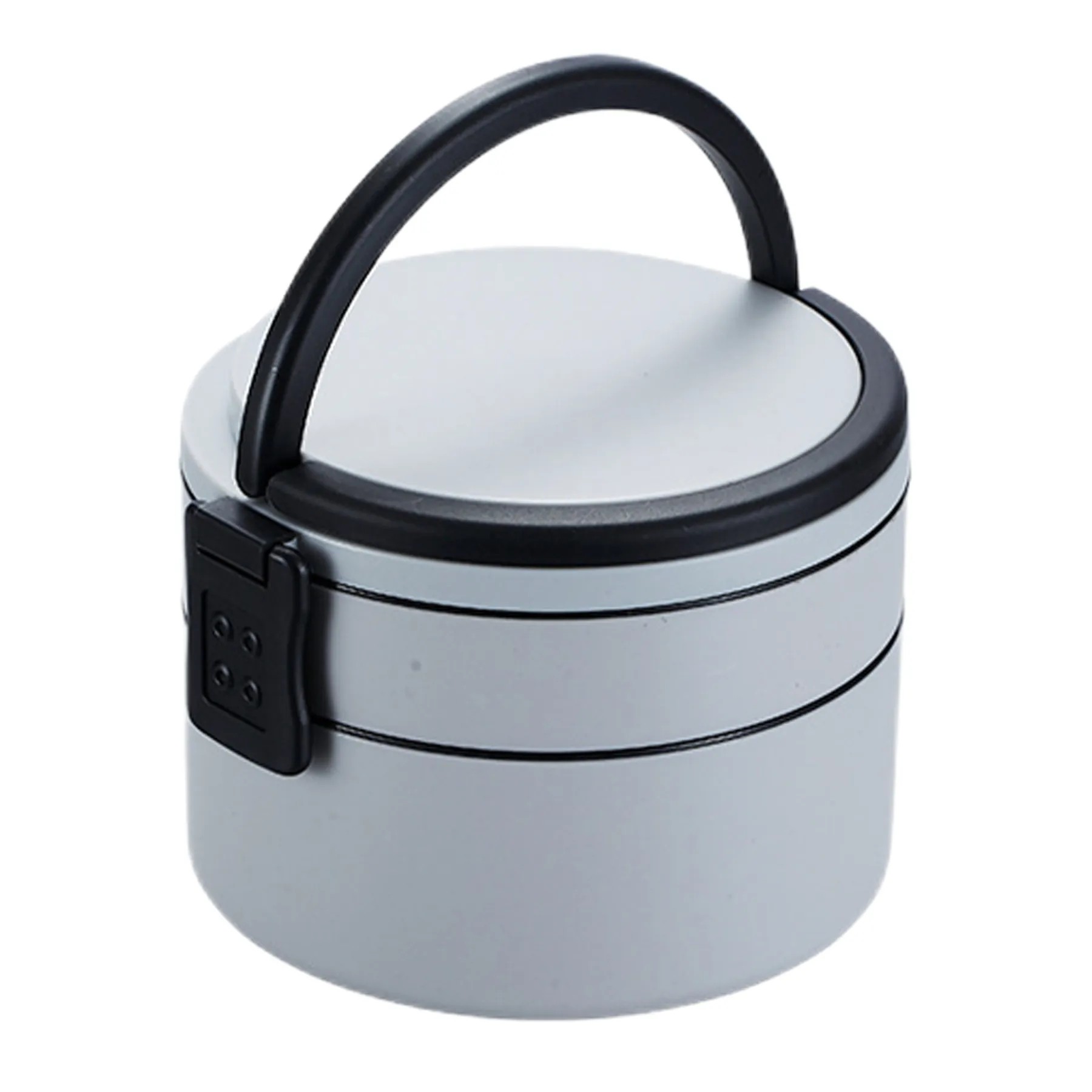 Double Layer Round Bento Box 3