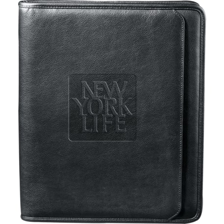 FSC® Mix Manhattan Zippered Padfolio 20