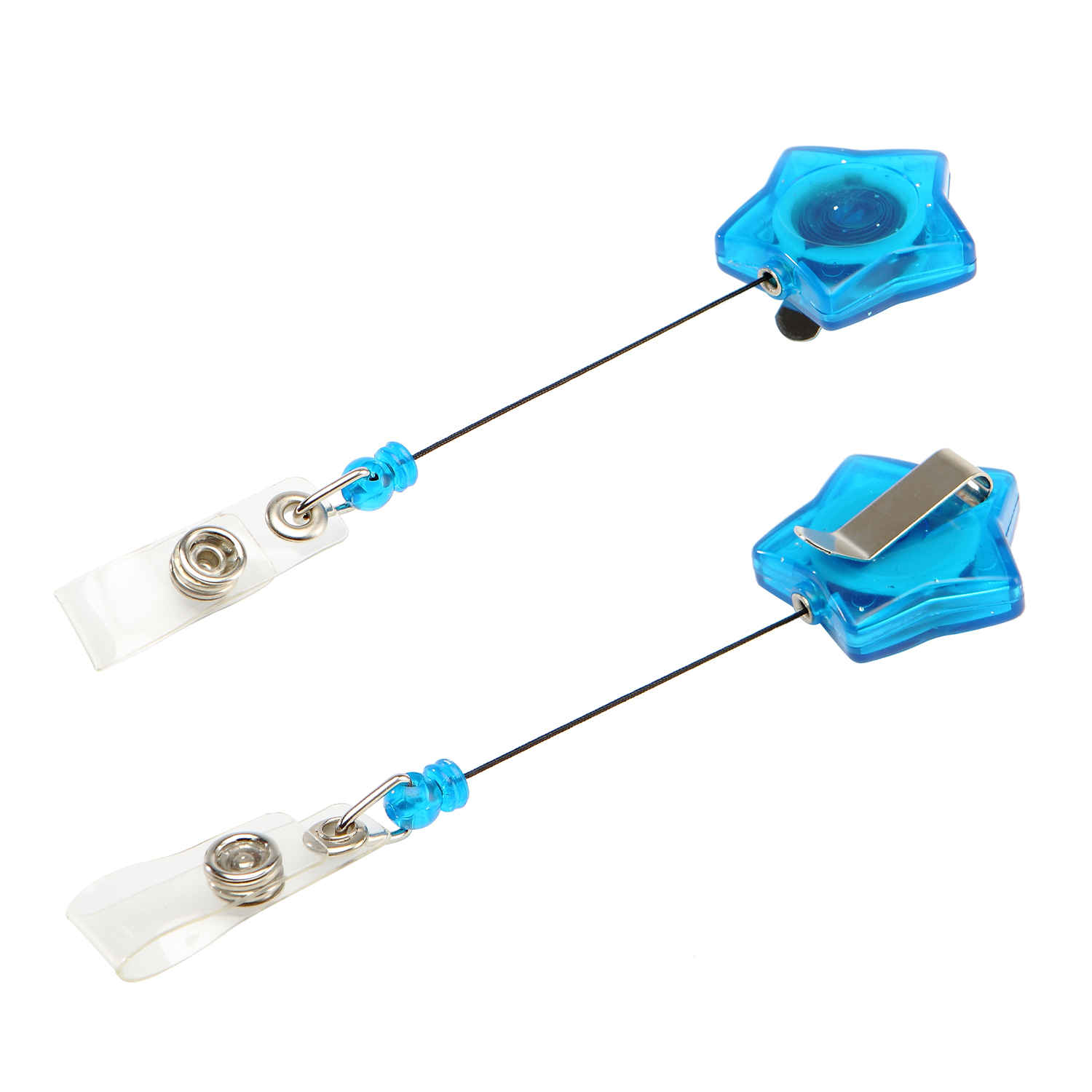 Retractable Star Shape Badge Reel 13
