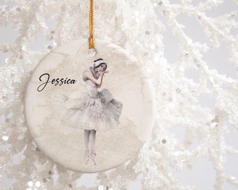 Round Ceramic  Ornament 1