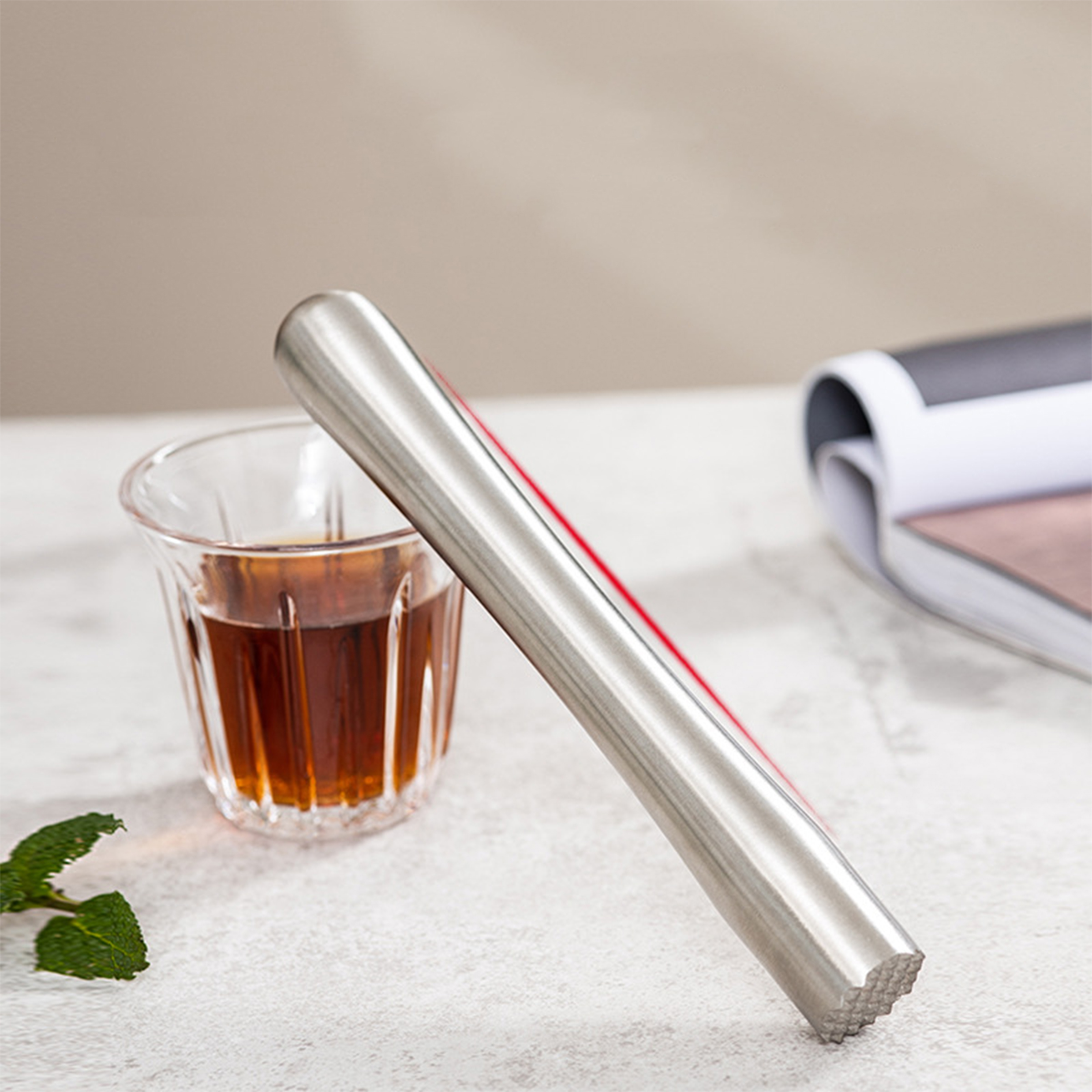 Stainless Steel Premium Cocktail Muddler For Home Bartending 5