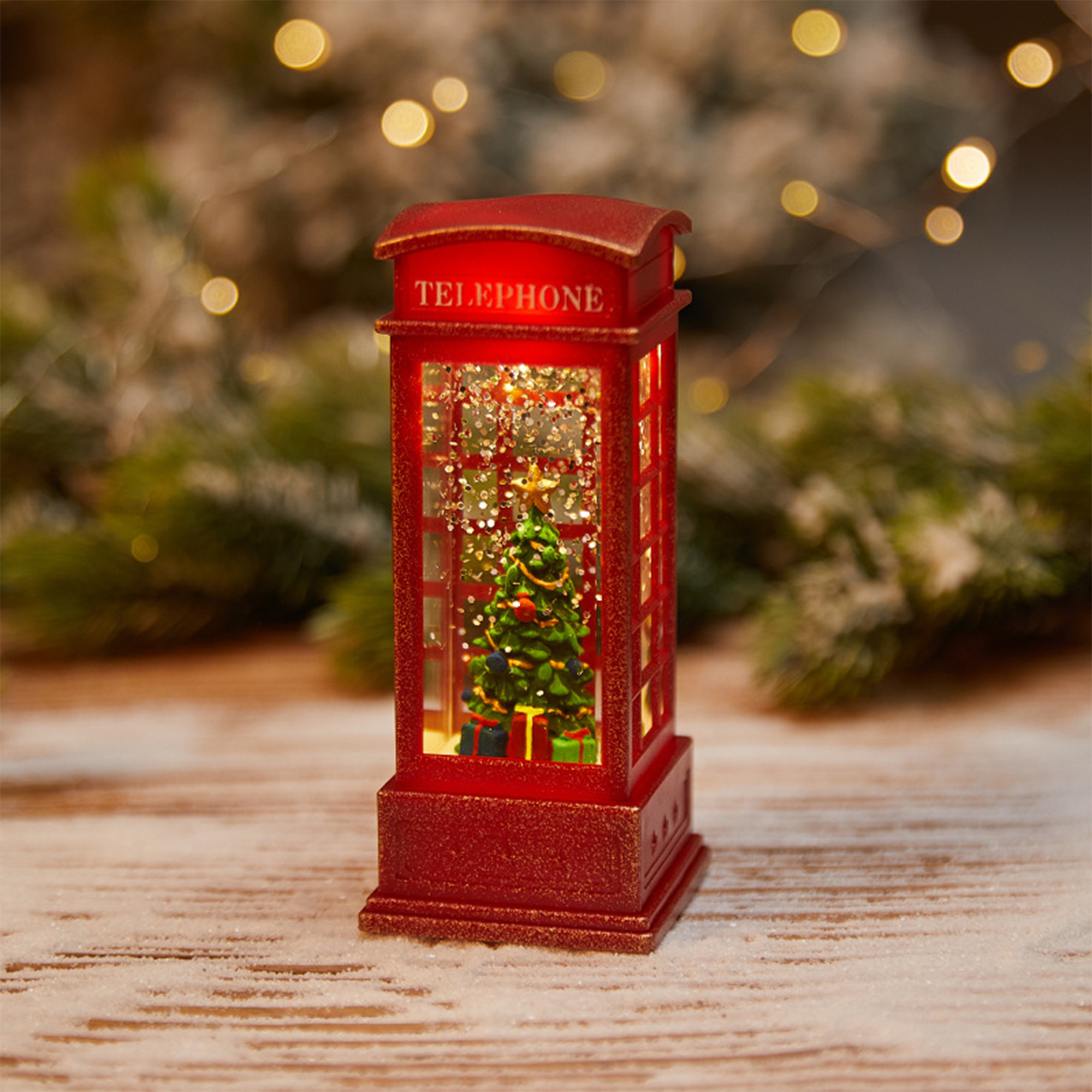 Christmas LED Water-Filled Decorative Lantern 8