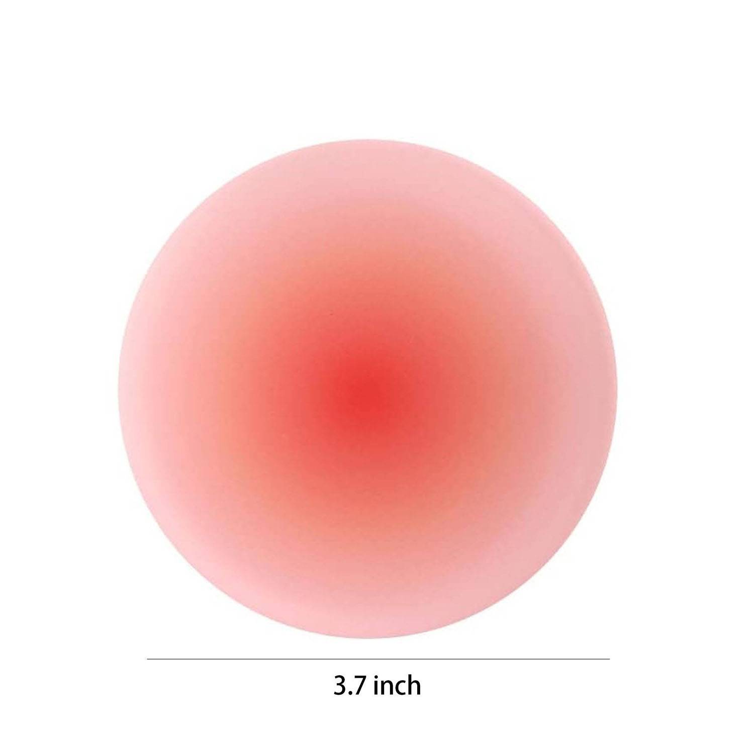 4 PCS Acrylic Round Gradient Cup Coaster Set 5