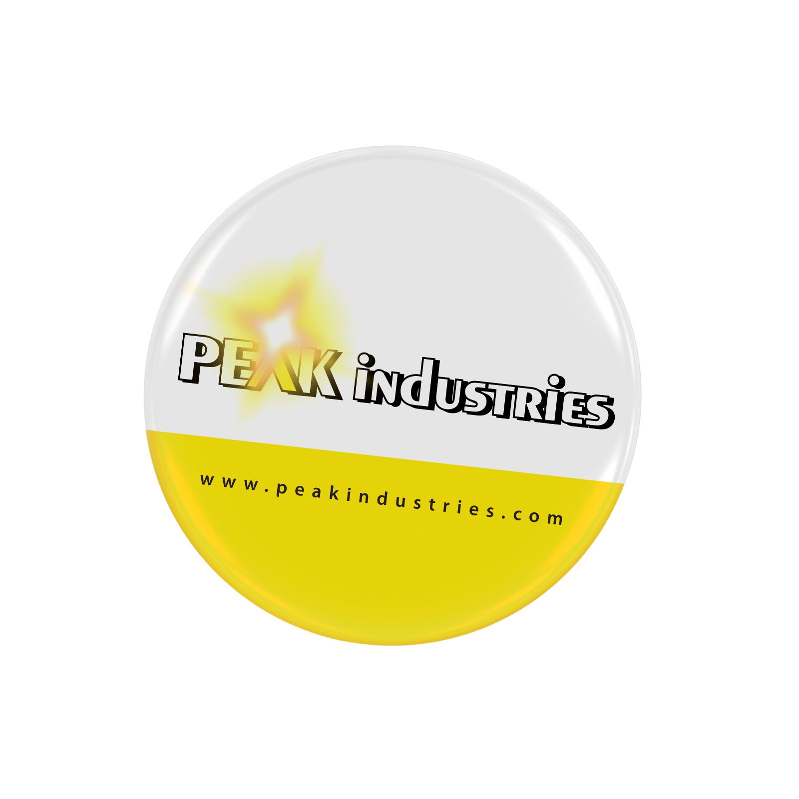 3.5" Round Flashing Button 2