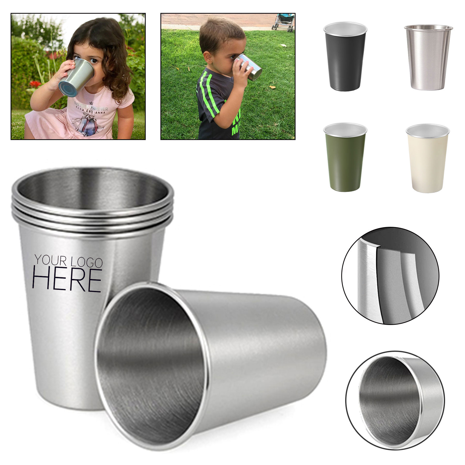 Stainless Steel Cups For Kid 2