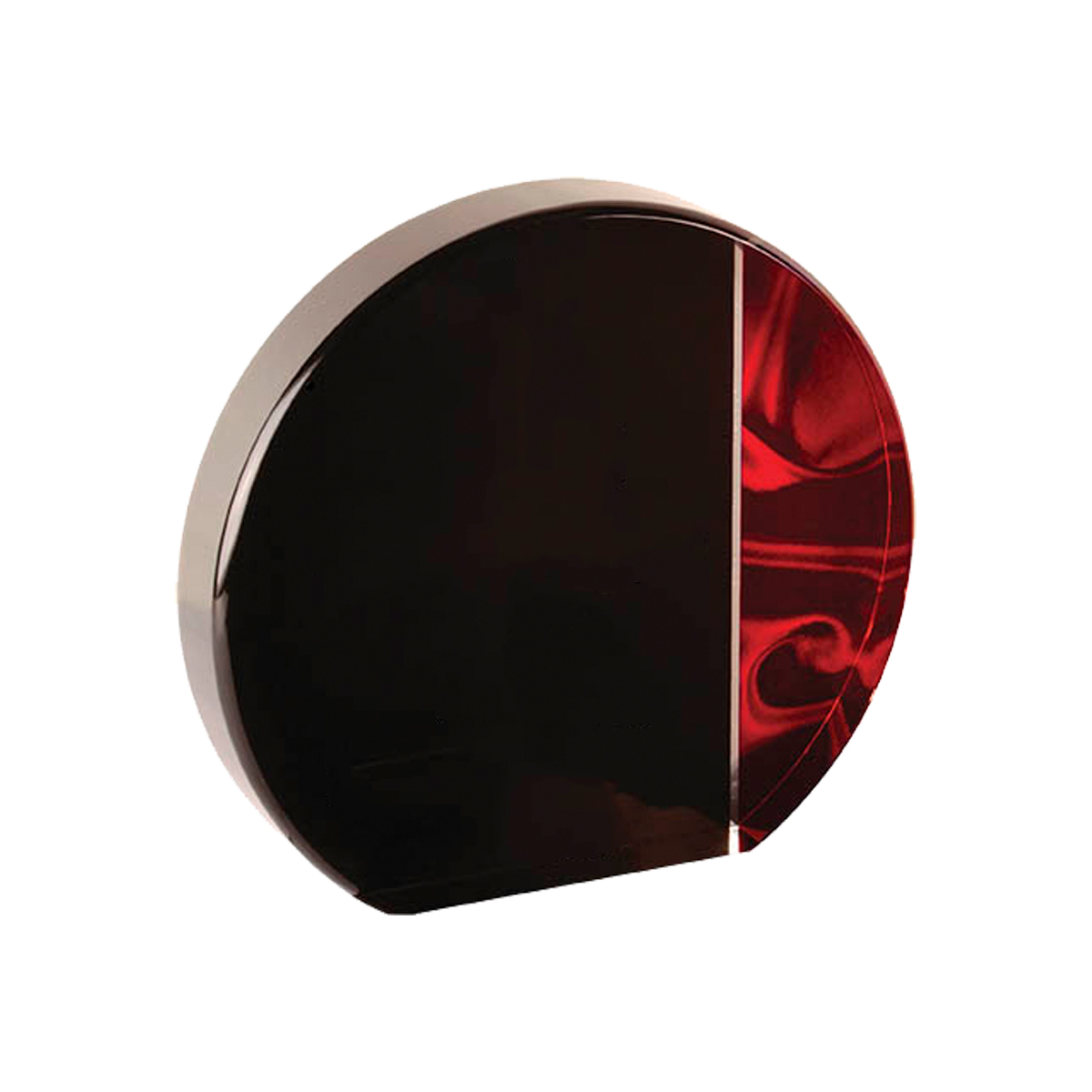 6" Round Red Velvet Acrylic 3