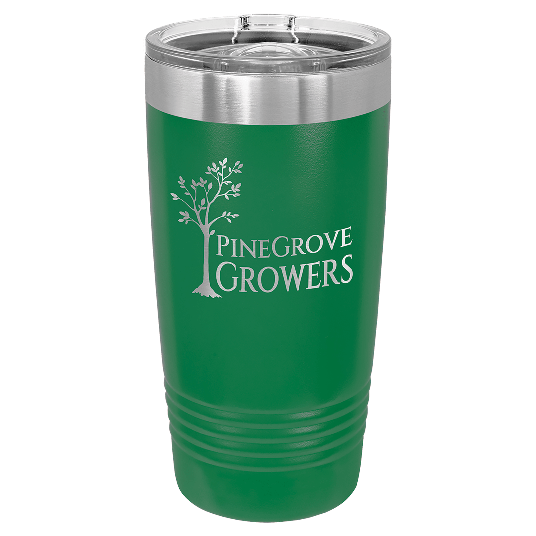 Polar Camel 20 oz. Green Insulated Ringneck Tumbler with Slider Lid 2