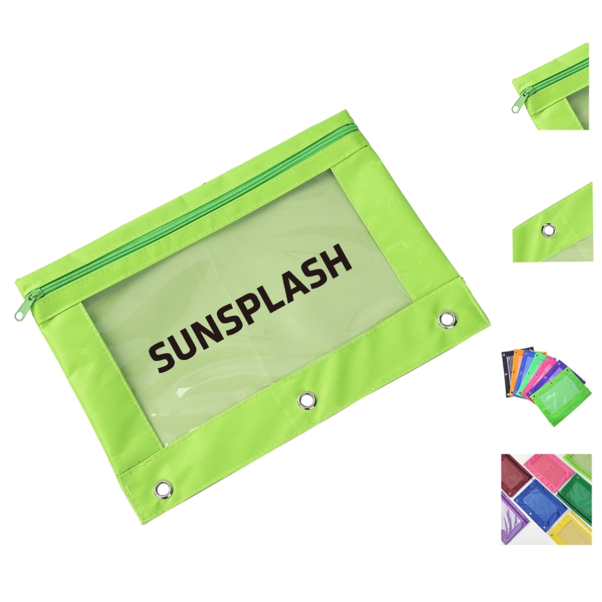 Polyester 3-Ring Pencil Case 2