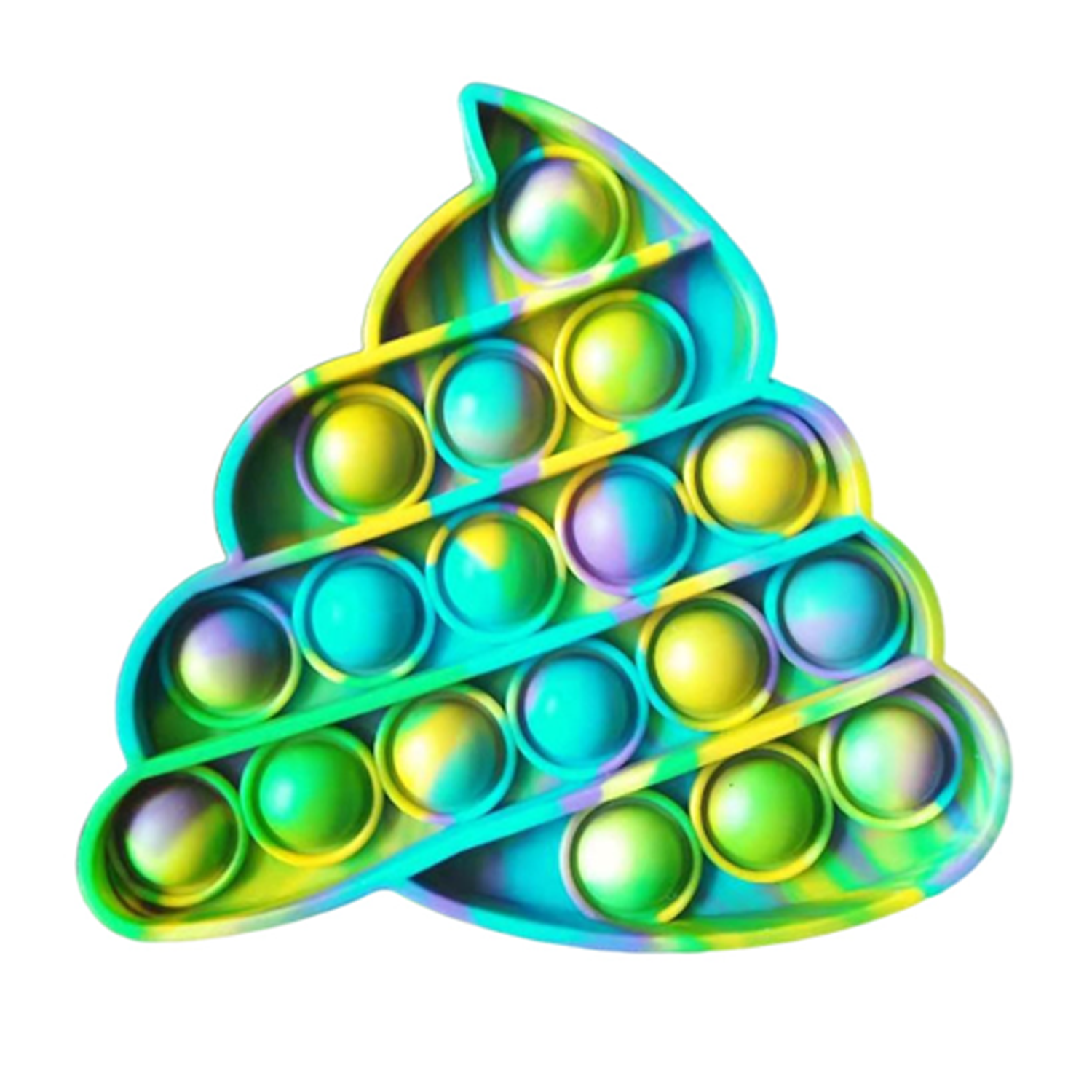 Poo Shape Push Pop Bubble Fidget Sensory Toy 3