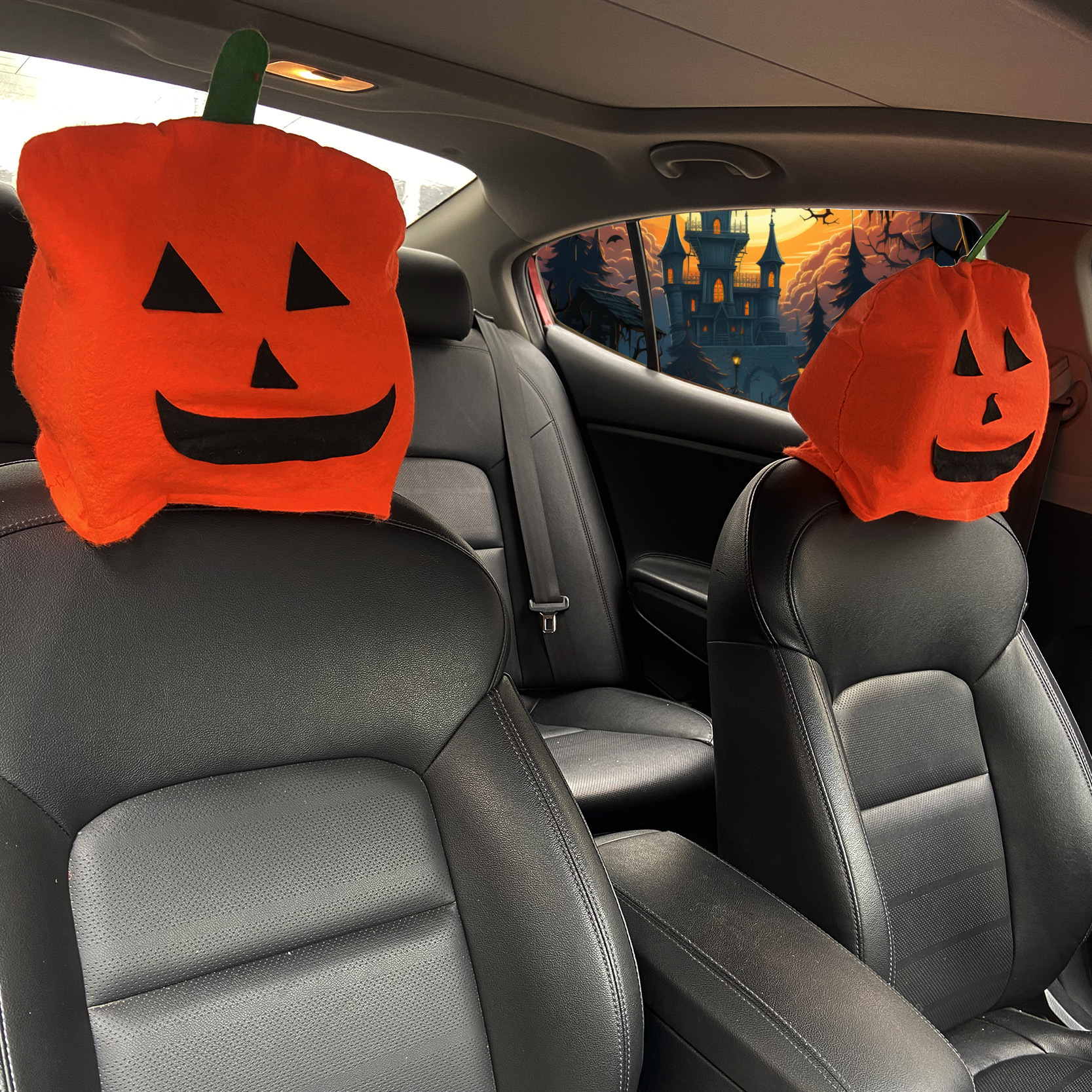 Halloween Car Seat Headrest Cover 2