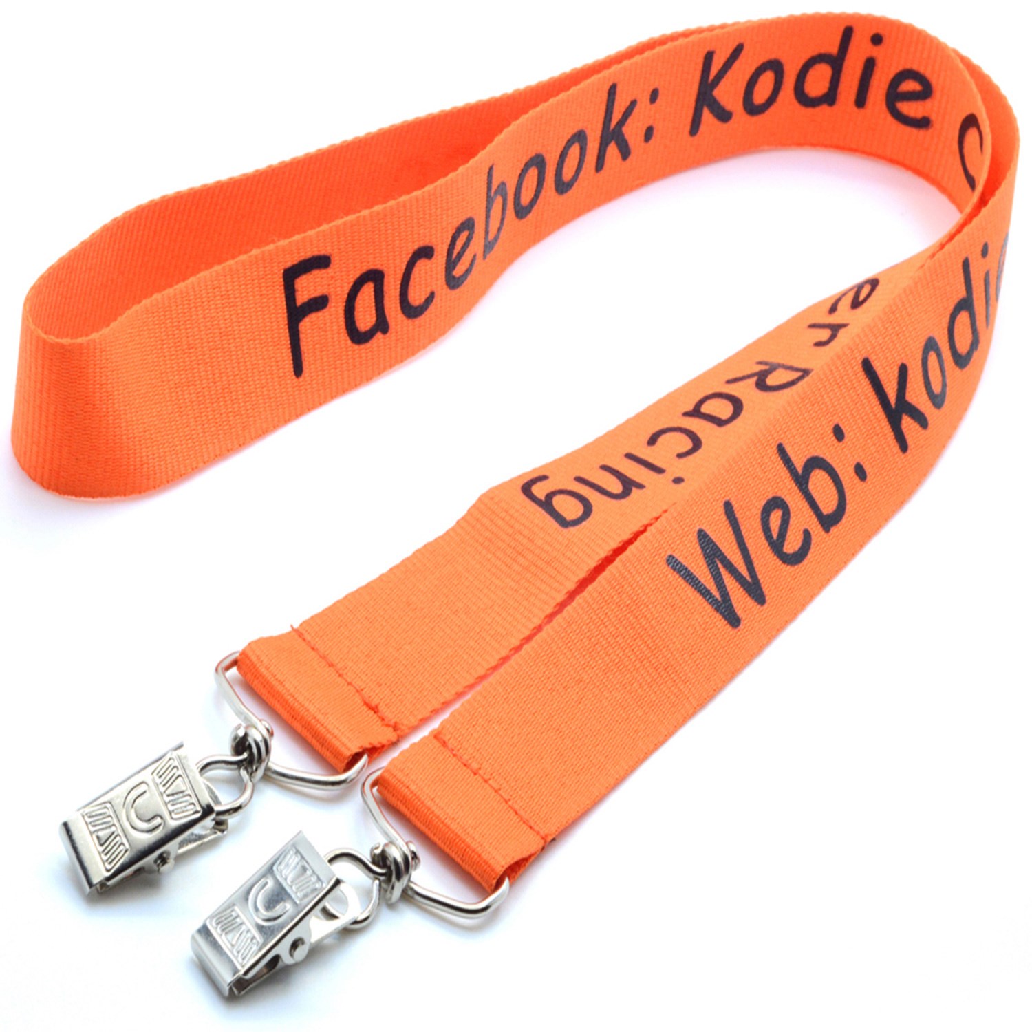 1" Double Ended Polyester Lanyard 2
