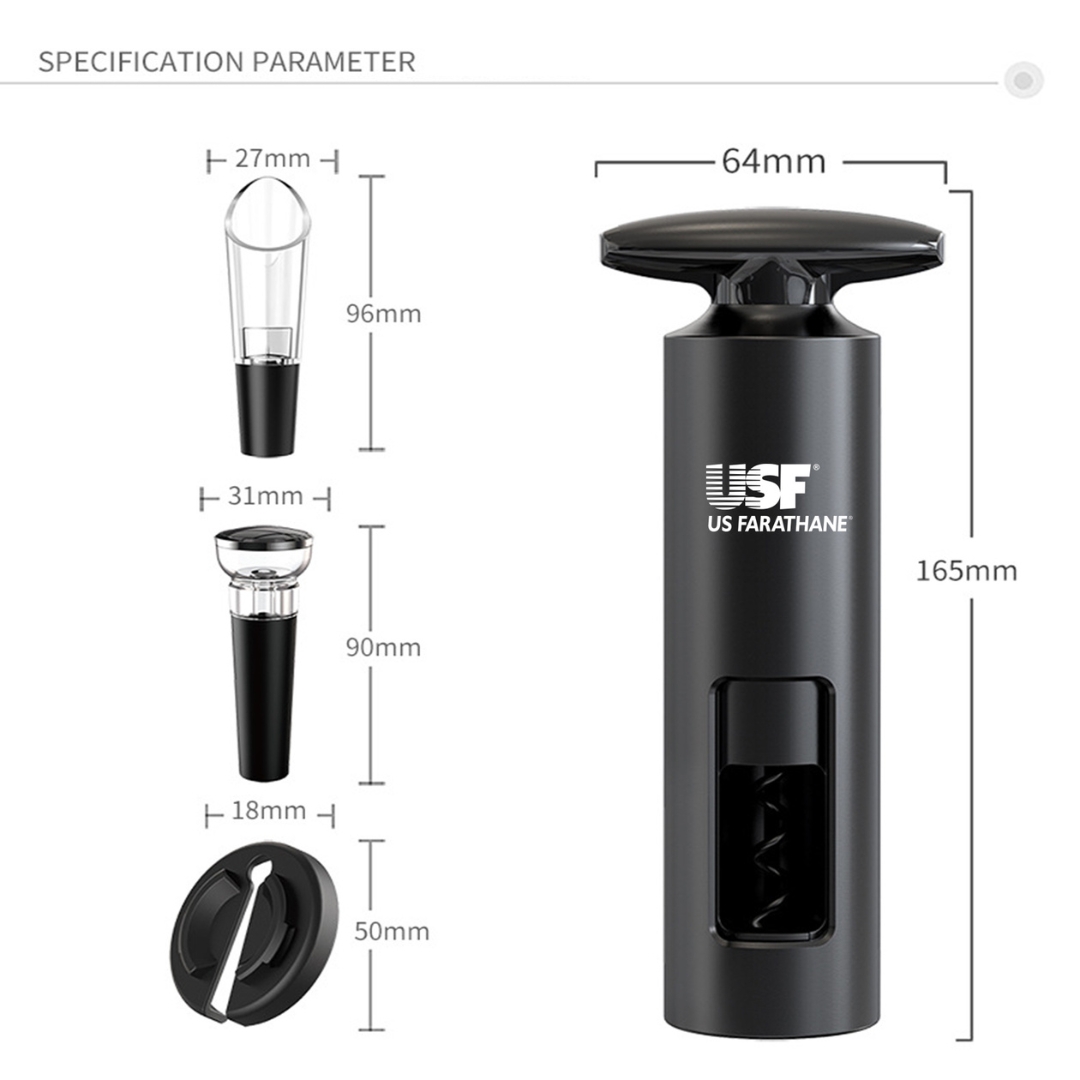 WineVault Wine Opener, Pourer & Preserver Combo Set 1