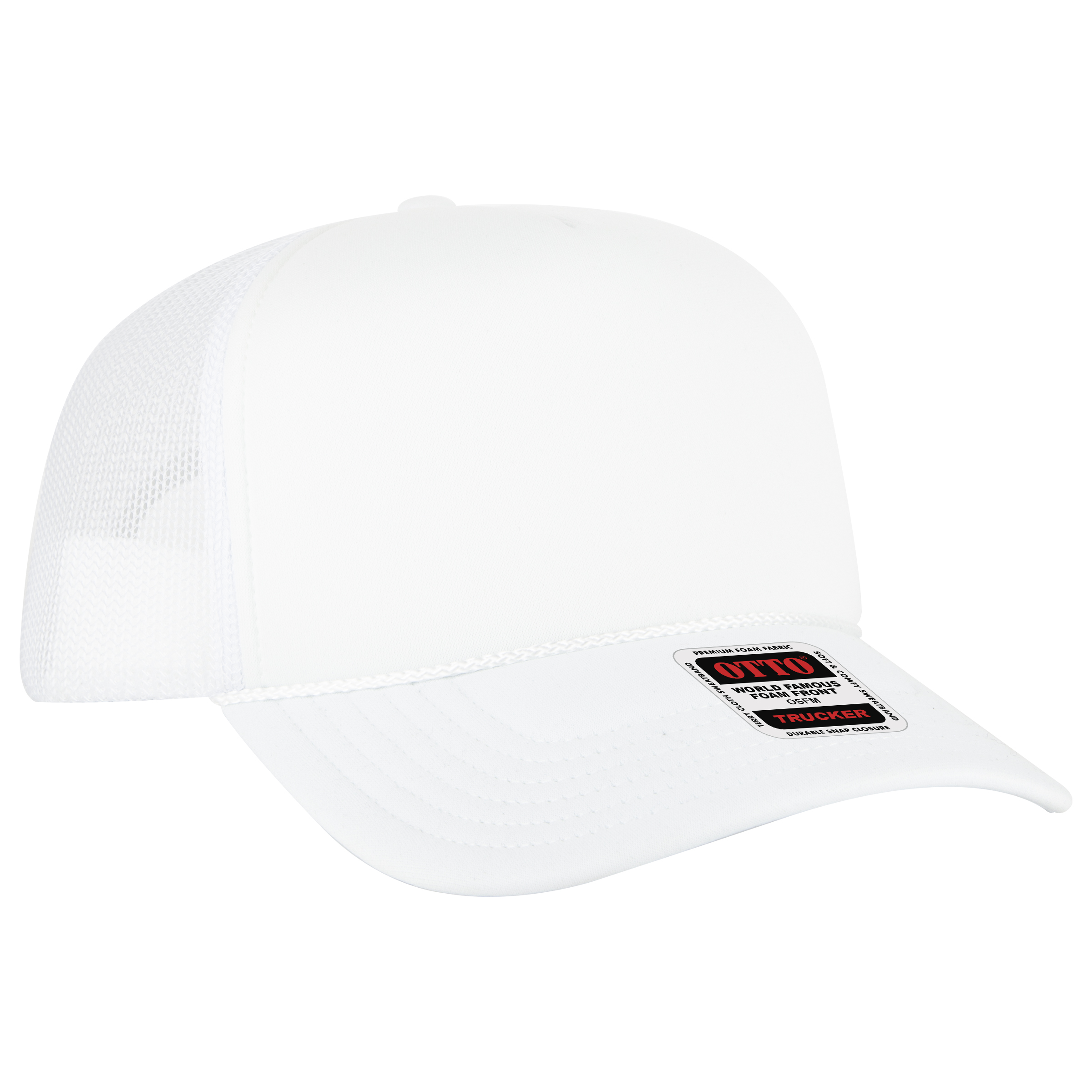 OTTO CAP® 5 Panel High Crown Mesh Back Trucker Hat 25