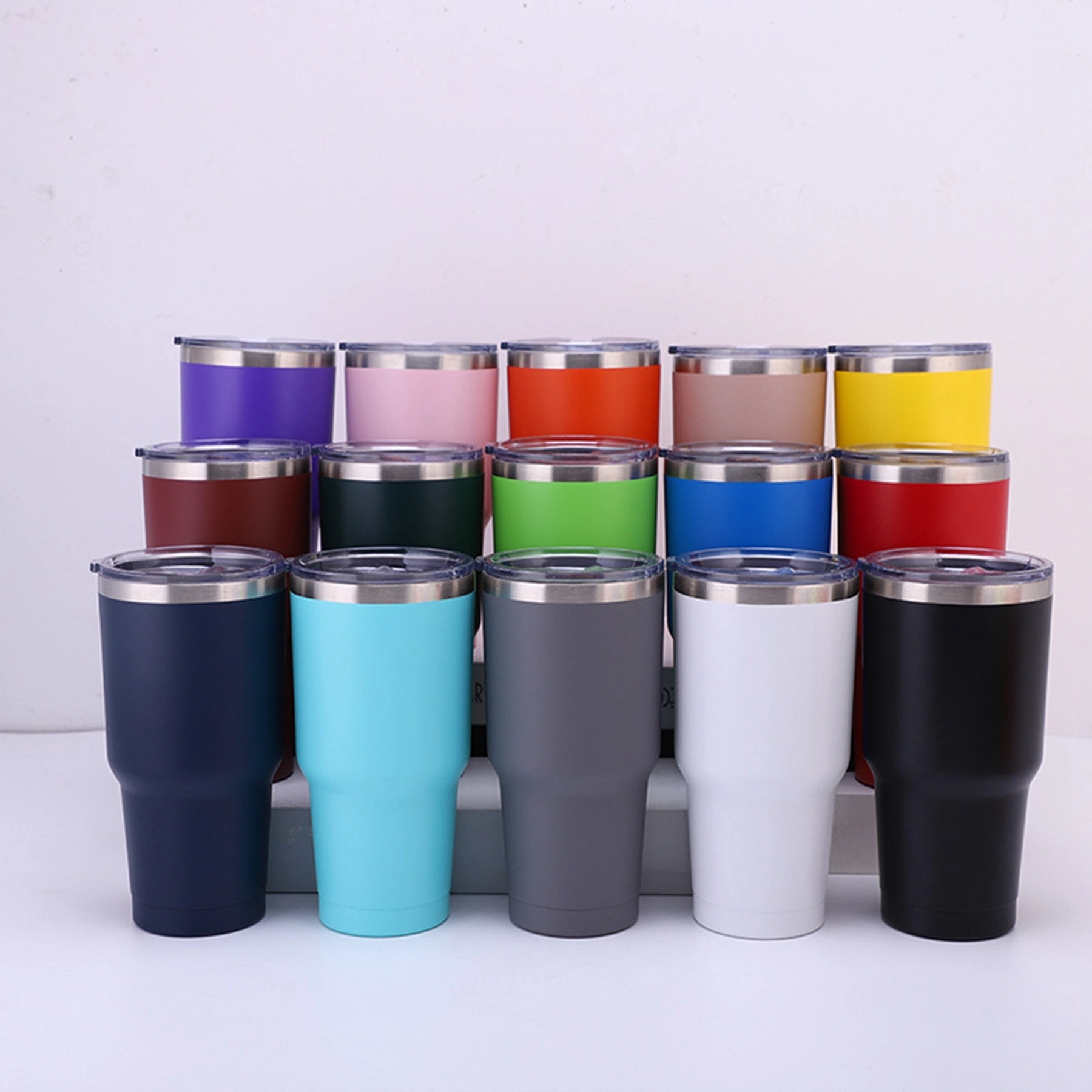 30 oz Double Wall Metal Car Coffee Cup 14