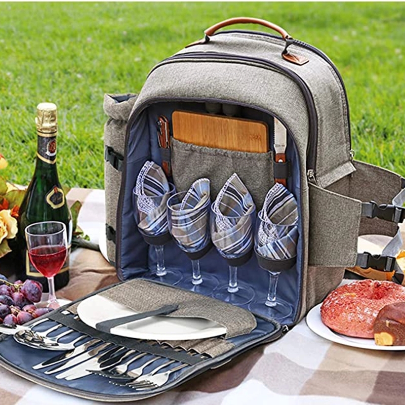 Picnic Backpack With Blanket 2