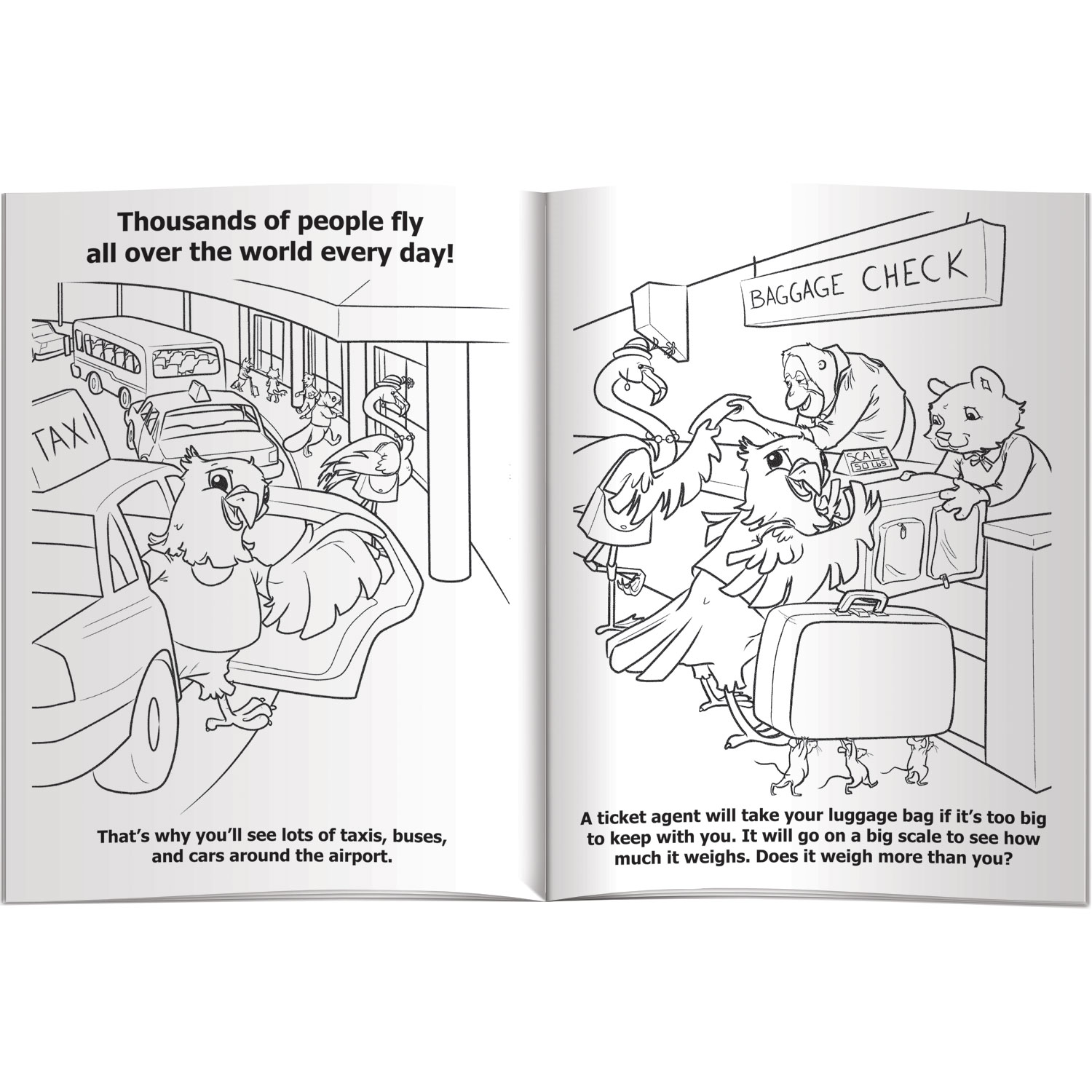 Coloring Book - Alex the Eagle's Airport Adventure 1