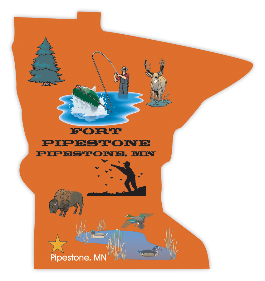 USA Made Premium UV Window Micro-Suction Cling Decal - Minnesota State