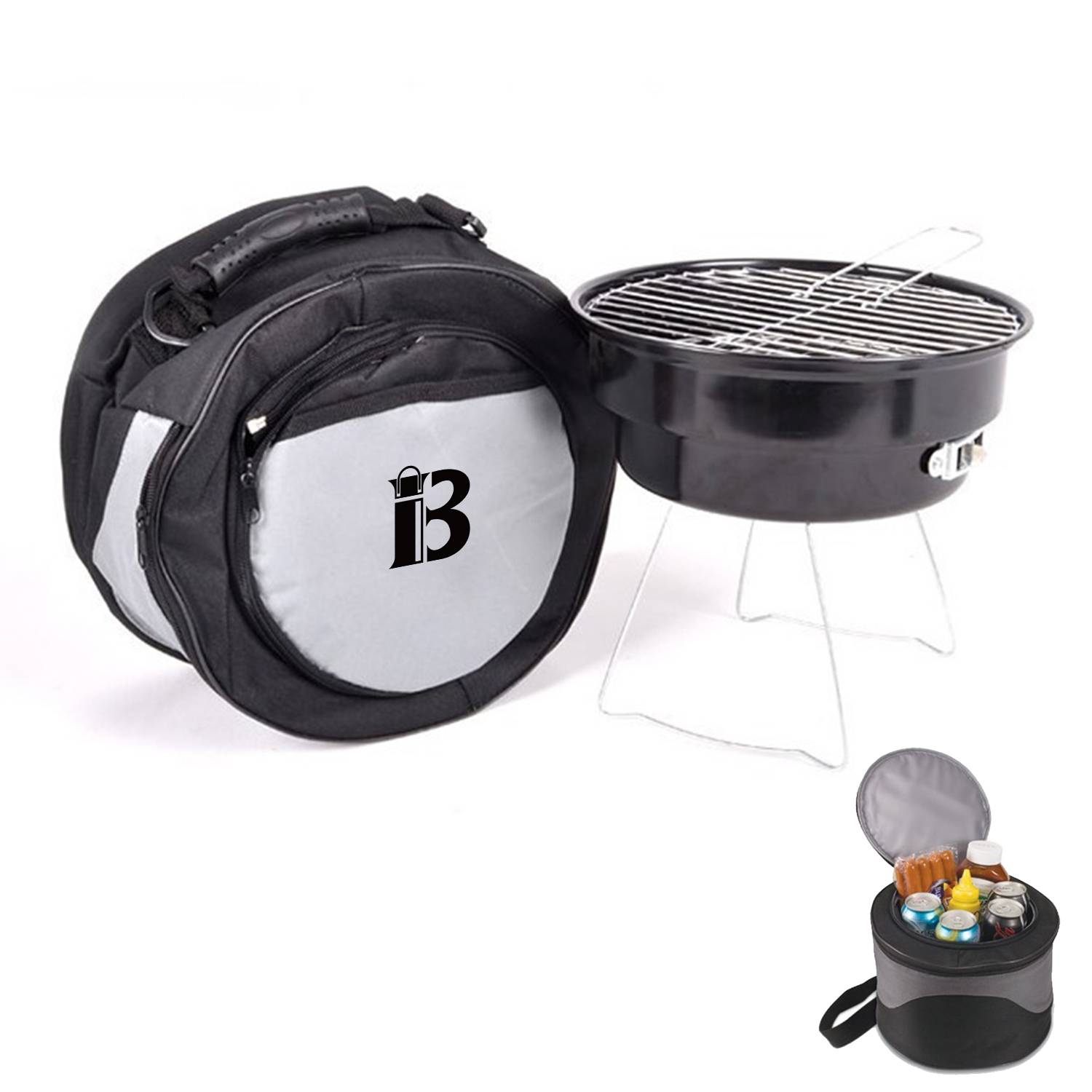 Mini Portable Foldable Outdoor BBQ Ice Pack Complete Set 2