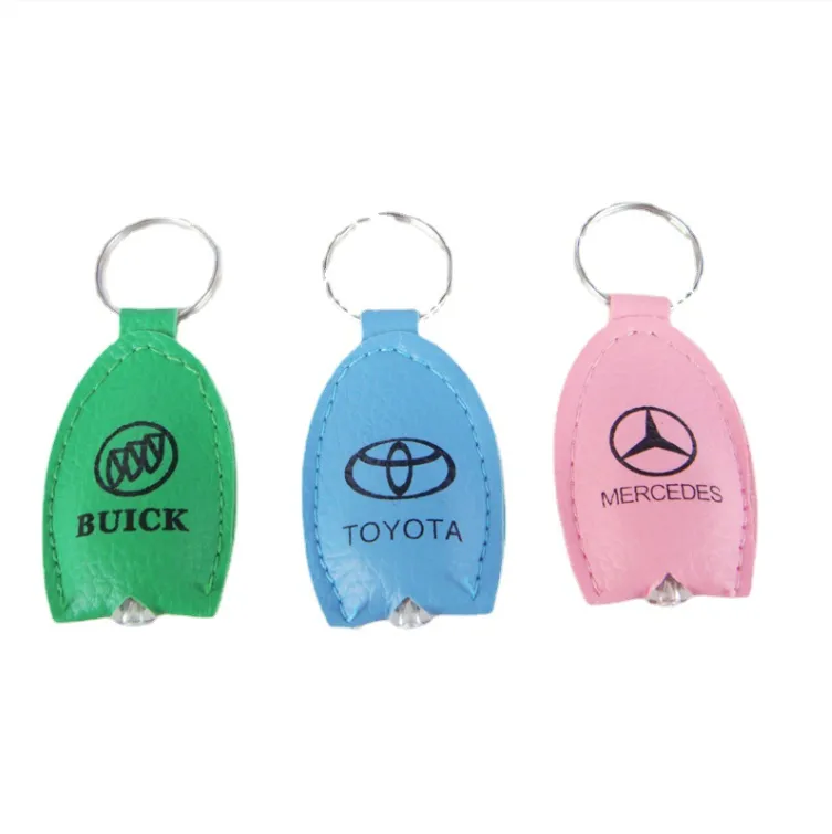 PU keychain with LED light 3