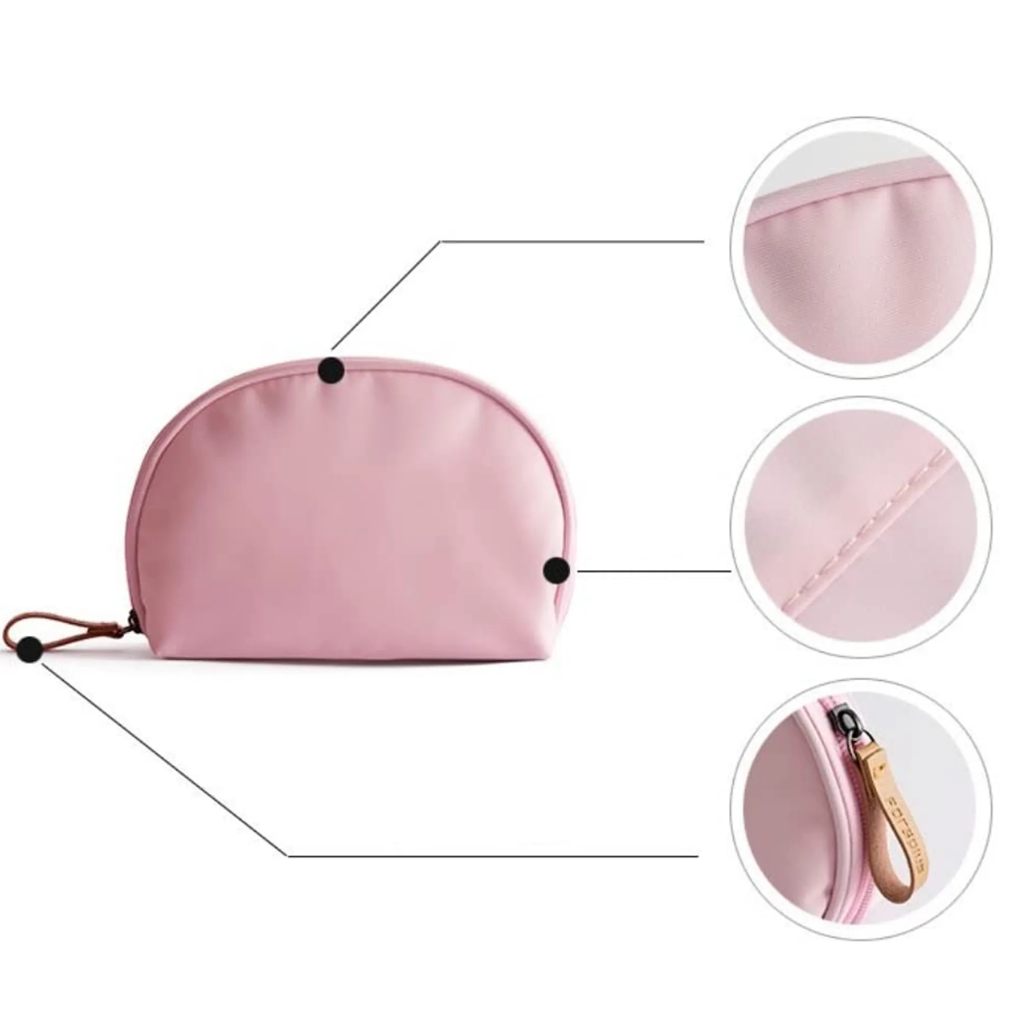 Nylon Makeup Pouch Small Travel Case 3